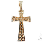 Diamond Cross with a Center Stone 64155 - Image 3