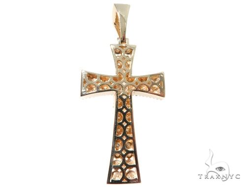Diamond Cross with a Center Stone 64155 - Image 3