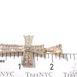 Diamond Cross with a Center Stone 64155 - Image 8