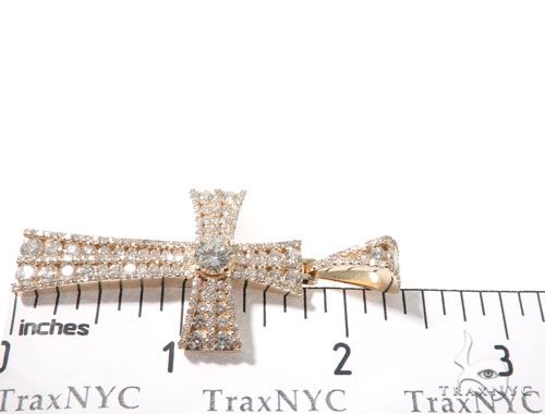 Diamond Cross with a Center Stone 64155 - Image 8