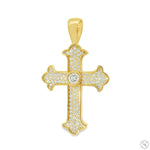 Diamond Crown Cross Pendant 70723 - Image 3