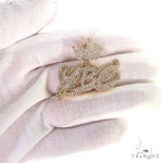 Diamond Crown Name Pendant 69072 - Image 7