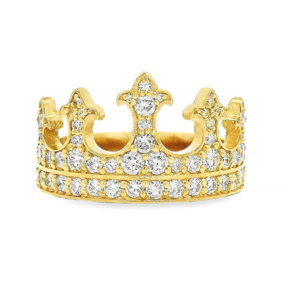 Diamond Crown Ring 70701 - Image 1
