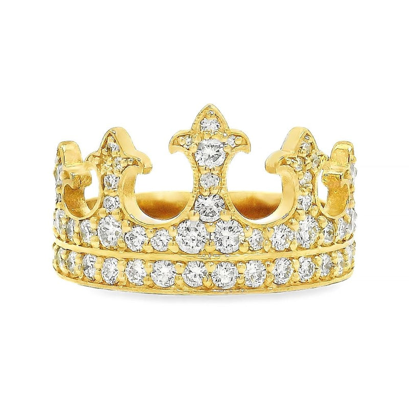 Diamond Crown Ring 70701 - Image 1