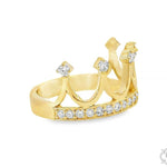 Diamond Crown Ring 70714 - Image 3