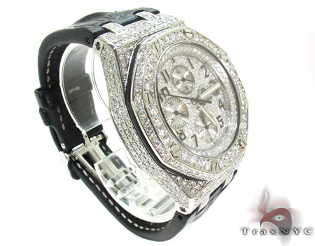 Diamond Dial Audemars Piguet Royal Oak Offshore Diamond Watch 31018 - Image 3