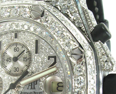 Diamond Dial Audemars Piguet Royal Oak Offshore Diamond Watch 31018 - Image 5