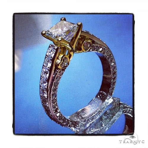 Diamond Engagement Eternity Ring 39611 - Image 3