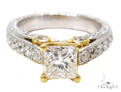 Diamond Engagement Eternity Ring 39611 - Image 5