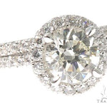 Diamond Engagement Halo Rings Set 64004 - Image 1