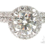 Diamond Engagement Halo Rings Set 64004 - Image 2