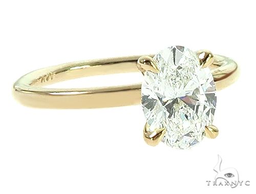 Oval Shape Diamond Engagement Ring 65744 - Image 1