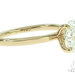 Oval Shape Diamond Engagement Ring 65744 - Image 3