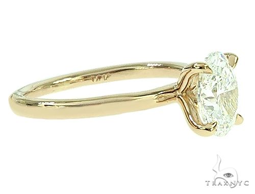 Oval Shape Diamond Engagement Ring 65744 - Image 3