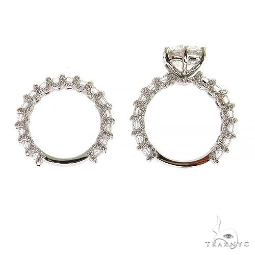 Diamond Engagement Ring Set Lab 69143 - Image 4