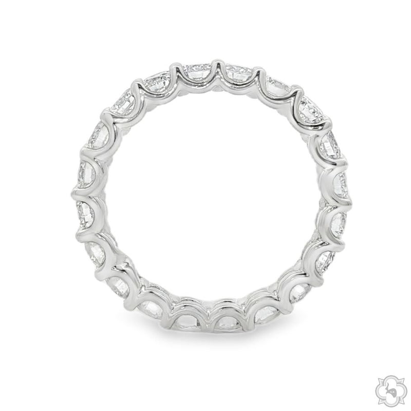 14K Gold Lab-Grown Diamond Eternity Band 3mm, photo 4 of 5