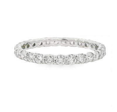14K Gold Diamond Eternity Band