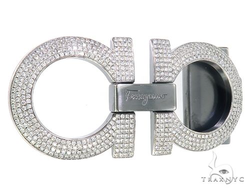 ferragamo belt with diamonds