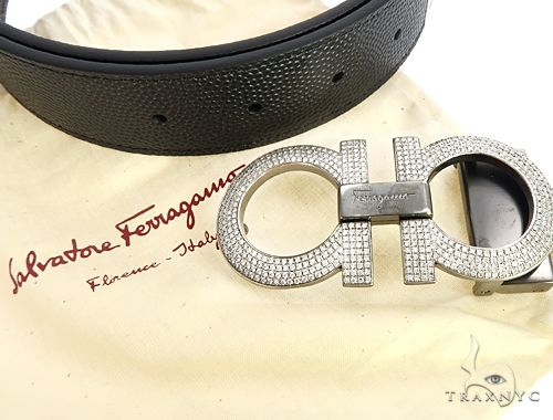 Diamond Ferragamo Belt Buckle 65041 - Image 7