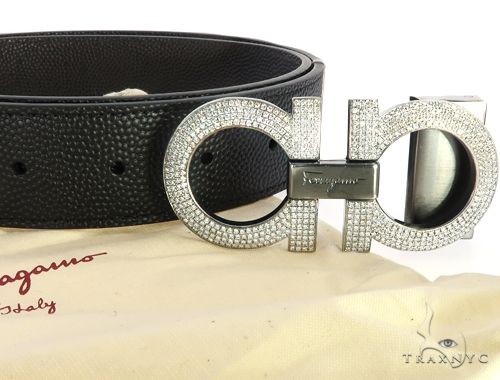Diamond Ferragamo Belt Buckle 65041 - Image 8