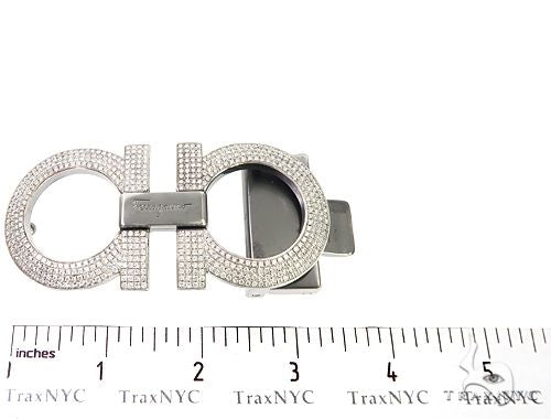 Diamond Ferragamo Belt Buckle 65041 - Image 9
