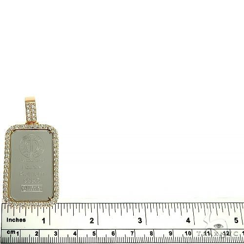 Diamond Frame 1 Ounce Platinum 999,5 Switzerland Bar 66412 - Image 5