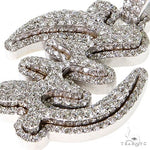 Diamond GYE Nyame Symbol Pendant 67493 - Image 3