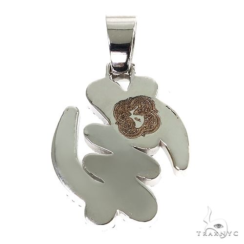 Diamond GYE Nyame Symbol Pendant 67493 - Image 4