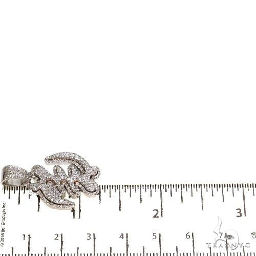 Diamond GYE Nyame Symbol Pendant 67493 - Image 6