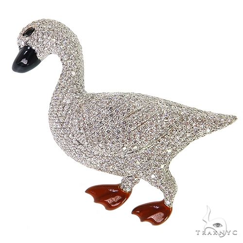 Diamond Goose Pendant 68954 - Image 1