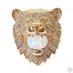 Diamond Grizzly Bear Ring 70403 - Image 1