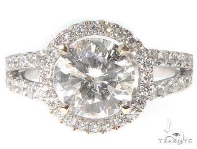 Diamond Halo Engagement Ring 64489 - Image 1