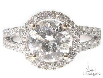 Diamond Halo Engagement Ring 64489 - Image 1