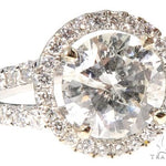 Diamond Halo Engagement Ring 64489 - Image 2