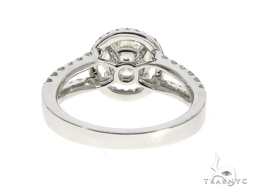 Diamond Halo Engagement Ring 64489 - Image 4