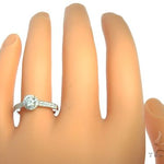 Diamond Halo Engagement Ring 64491 - Image 7
