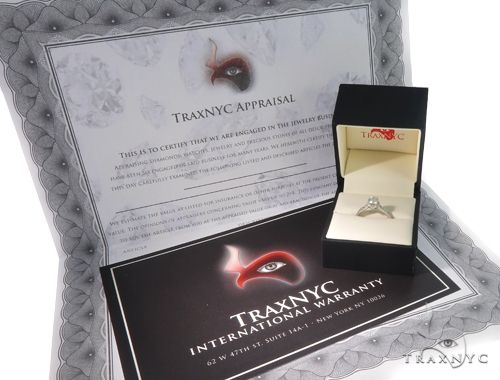 Diamond Halo Engagement Ring 64491 - Image 9