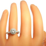 Diamond Halo Engagement Ring 64493 - Image 8