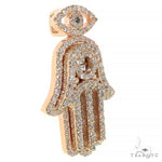 Diamond Hamsa Pendant 68187 - Image 2