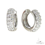 Diamond Hoop Earrings 67112 - Image 2