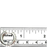 Diamond Hoop Earrings 67112 - Image 6