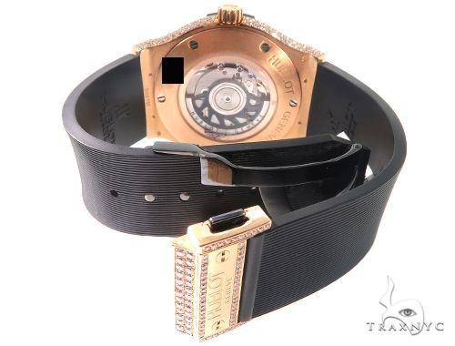 Diamond Hublot Watch Classic Fusion with Rubber Band 64054 - Image 11