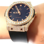 Diamond Hublot Watch Classic Fusion with Rubber Band 64054 - Image 13