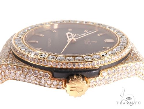 Diamond Hublot Watch Classic Fusion with Rubber Band 64054 - Image 6