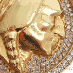 Native American Indian Head Diamond Pendant 64725 - Image 4