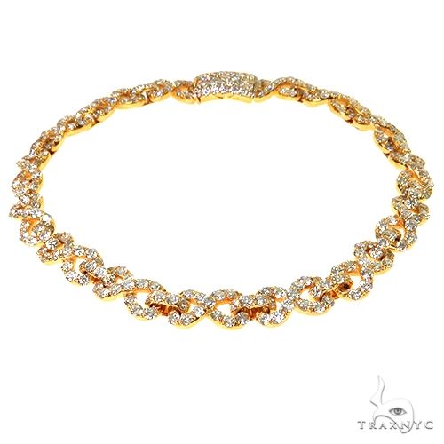Diamond Infinity Link Bracelet (Lab) 69473 - Image 2