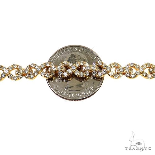 Diamond Infinity Link Bracelet (Lab) 69473 - Image 6
