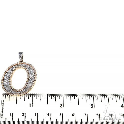 14K Gold Diamond Initial Pendant, photo 5 of 6