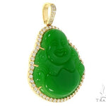 Diamond Jade Stone Buddha Pendant 65481 - Image 2