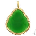 Diamond Jade Stone Buddha Pendant 65481 - Image 3